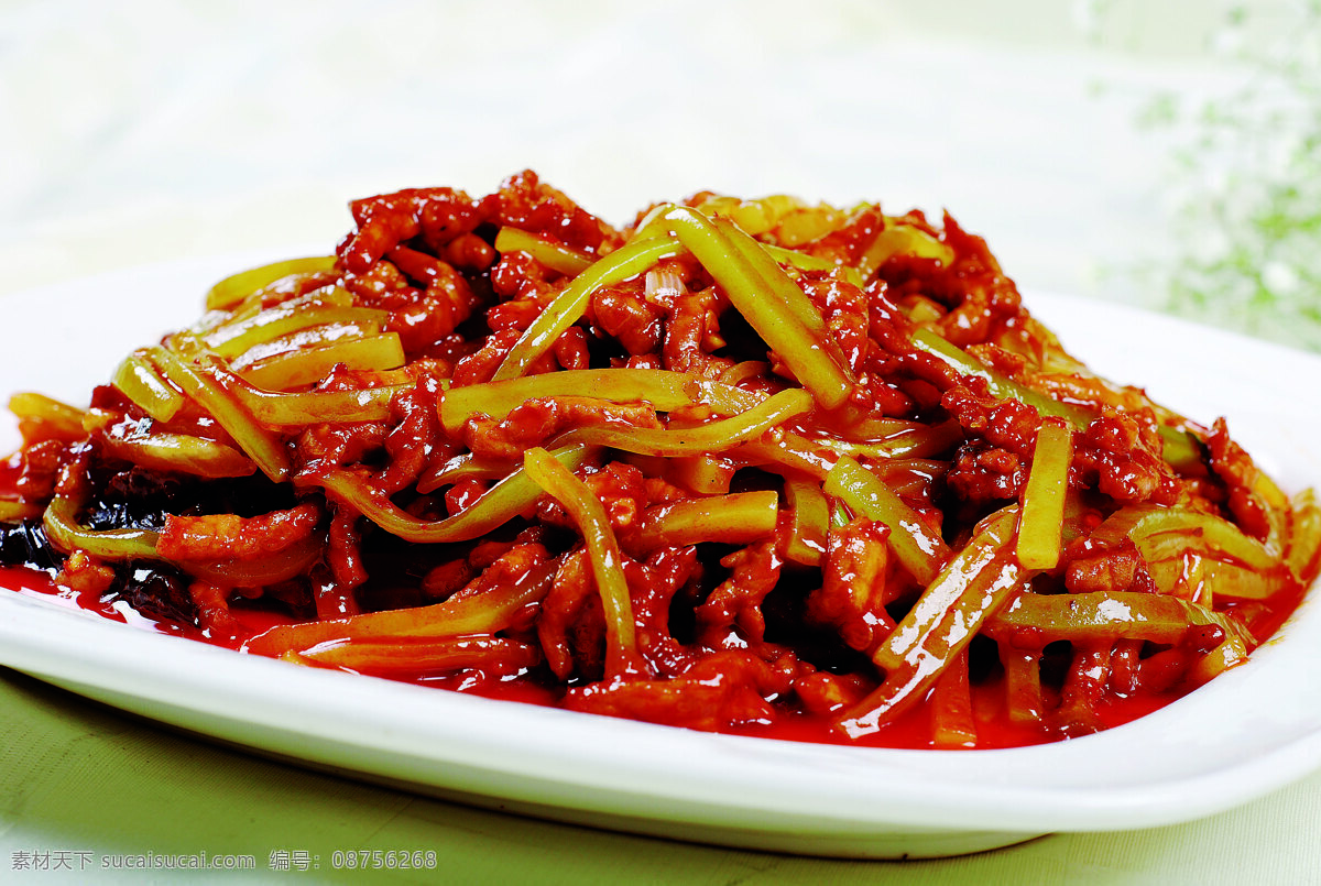 鱼香炒肉丝 鱼香肉丝 鱼香 肉丝 热菜 炒菜 东北菜 传统美食 餐饮美食 高清菜谱用图