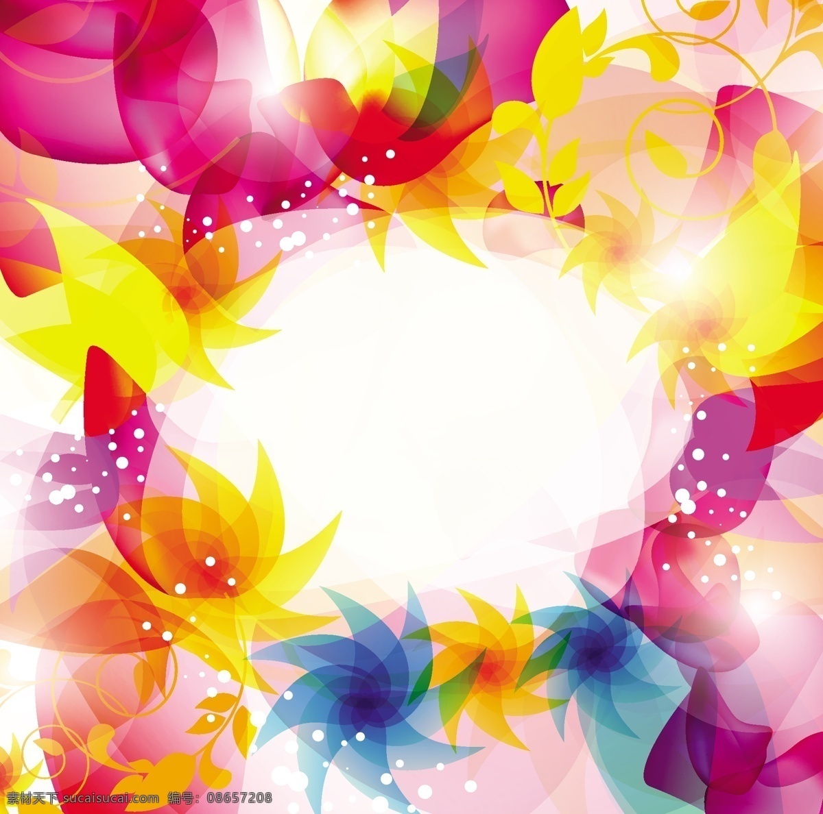 炫 纹 边框 矢量图 花纹 矢量素材 矢量图库 炫彩 花纹花边
