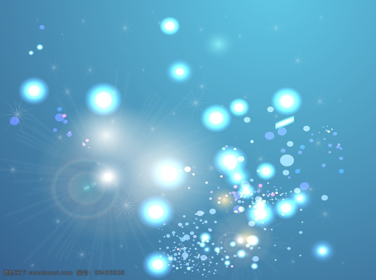 蓝色 神秘 背景 星星 蓝点 闪闪发光 魔法射线 幻想 照耀 水 数码艺术 orb 冷静的背景 桌面壁纸