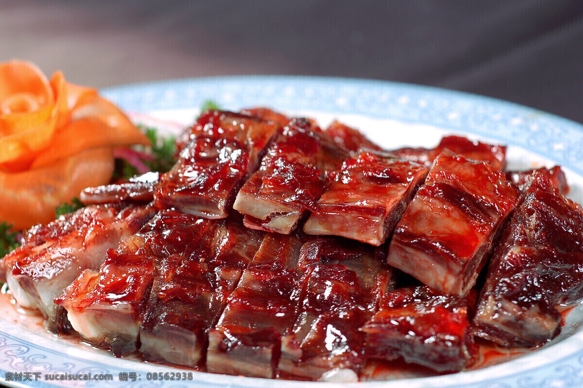 蜜汁排骨 蜜汁叉烧 叉烧肉 肥叉烧 蜜汁叉烧肉 烧腊 蜜汁 中餐 传统菜式 餐饮美食 传统美食