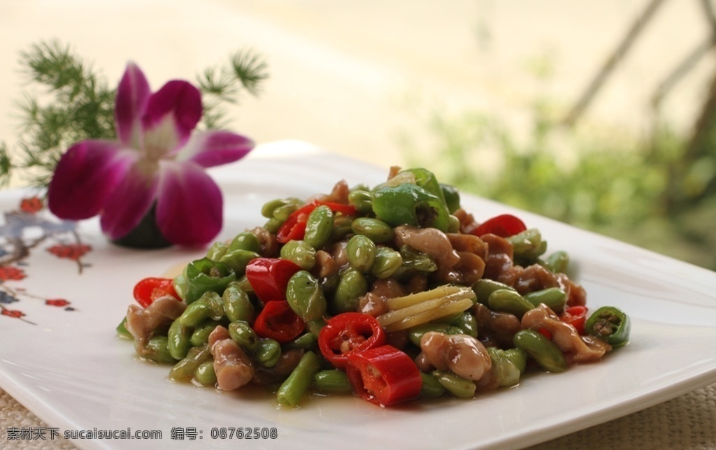 青椒毛豆鸭胗 青椒 毛豆 鸭胗 鸡胗 鸡肫 美食 菜图 餐饮美食 传统美食