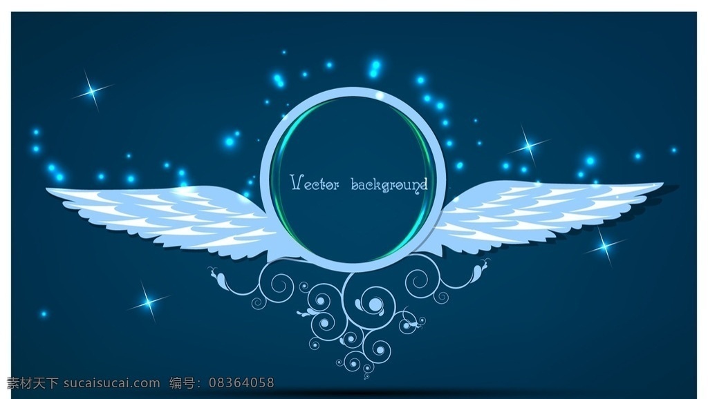 梦幻 天使 翅膀 矢量 文件 广告 欧式