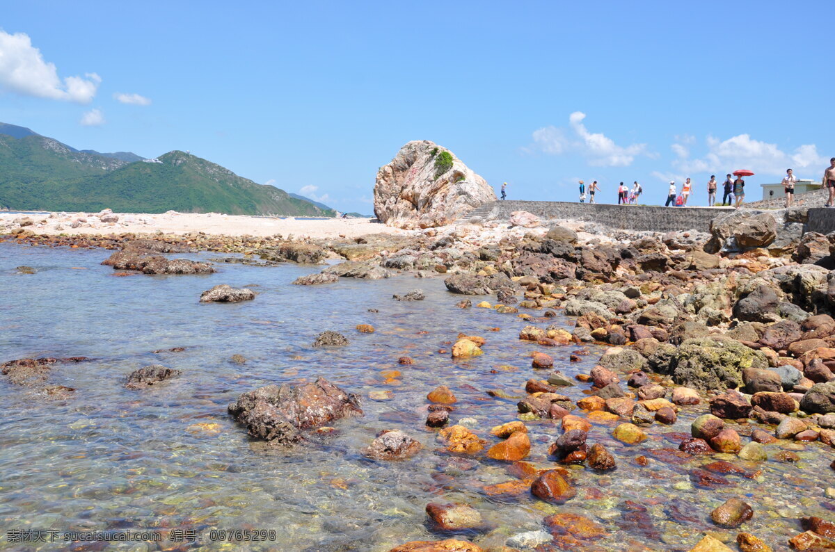 西 涌 风景 海滩 旅游 山水风景 自然景观 西涌 psd源文件