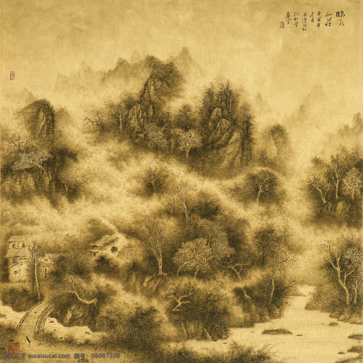 壁画 房屋 房子 风景 风景画 高山 工笔画 古典 水墨 山水 设计素材 模板下载 水墨山水 水墨江南 水墨丹青 水墨画 中国 山水画 中国水墨画 艺术 绘画书法 文化艺术 古典水墨画 古典画 国画 山水国画 群山 山路 群山国画 远山 山峦 树林 书法 石头 屋子 水墨群山 木桥 小桥 小狗 河水 河流 溪水 小溪 装饰素材 山水风景画