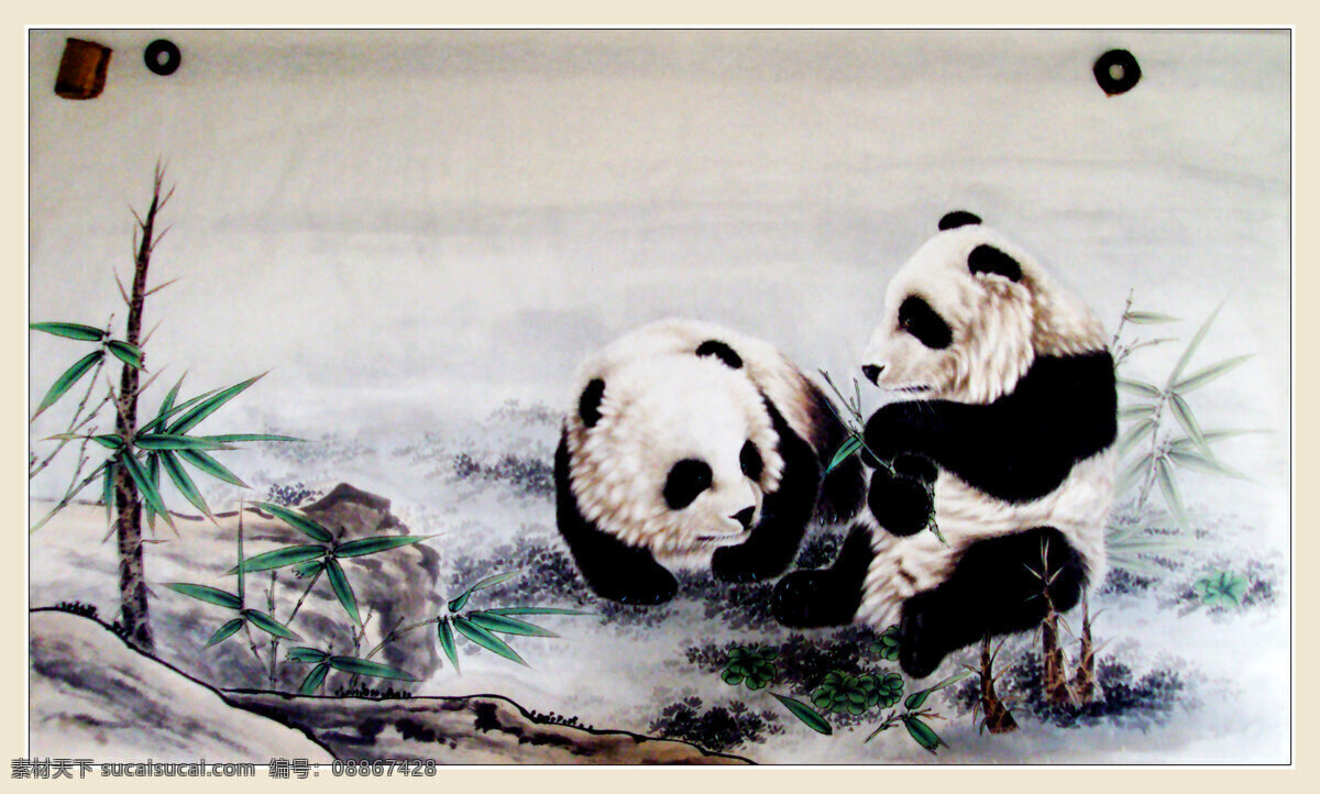 工笔 工笔画 国画 国画动物 国画艺术 国画作品 画 绘画书法 动物 设计素材 模板下载 动物画 现代国画 水墨画 熊猫 熊猫画 国宝 竹子 石头书法 印章 文化艺术 家居装饰素材 雕刻 图案