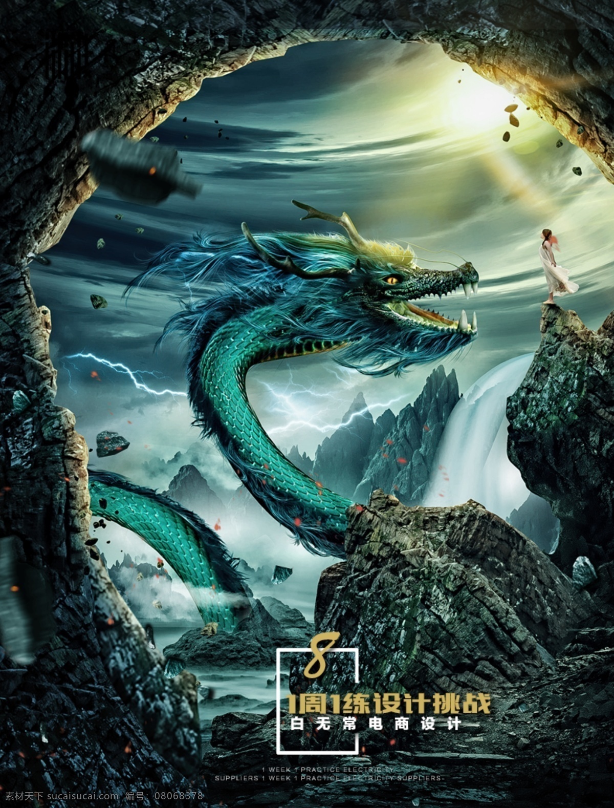 龙 怒 海报 画册设计 画册 黑色