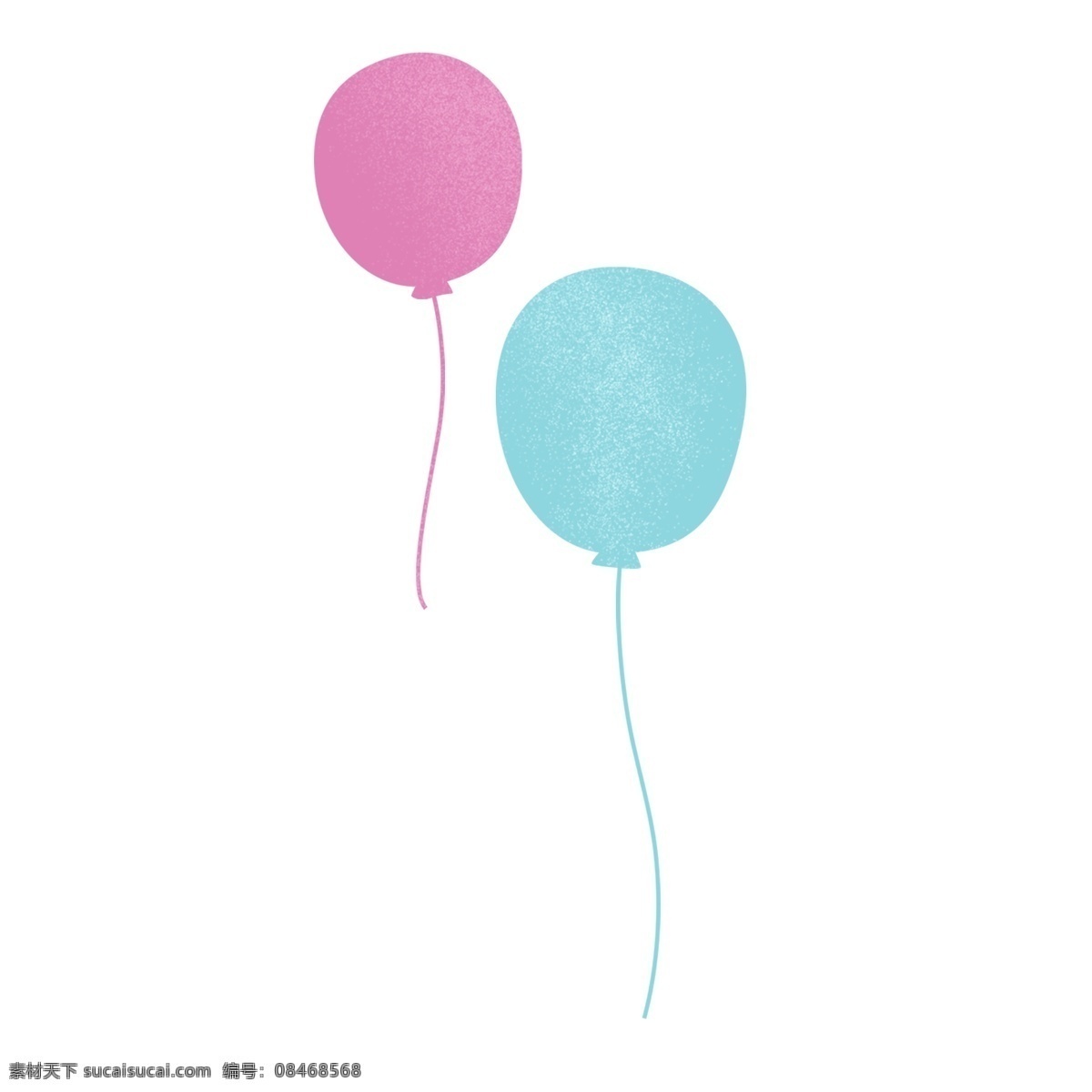 一个 粉色 蓝色 气球 粉色的 蓝色的 彩灯装饰 玩具 节日 装饰 创意 气泡 庆典 庆祝 生日 活动 节日氛围