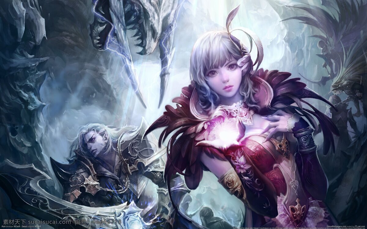 永恒之塔 游戏美女 aion 美女 动漫美女 卡通美女 美女壁纸 手绘美女 动漫壁纸 高清壁纸 壁纸 原 画 动漫人物 动漫动画