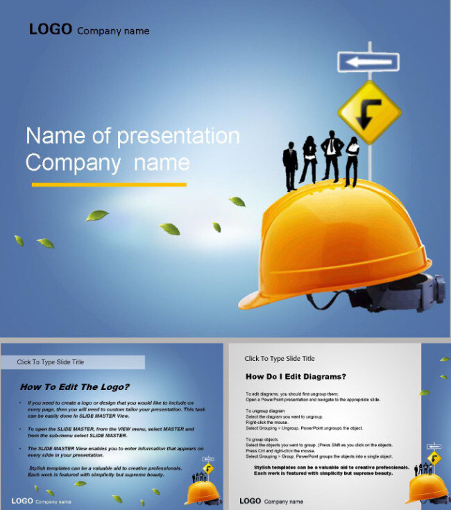 黄色 安全帽 建筑 模板 建筑安全 施工人员 建筑行业