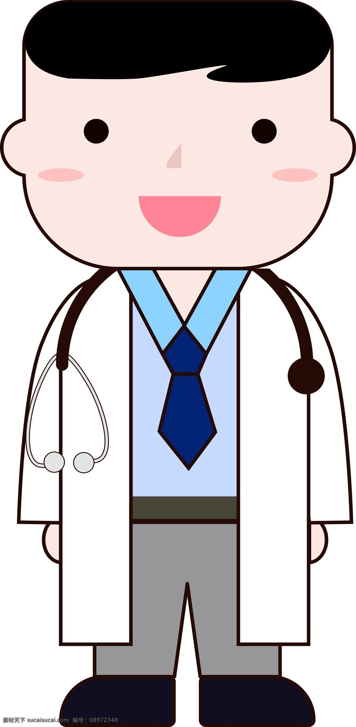 卡通 人物 医生 矢量 原创 卡通人物 插图矢量 医生插图 医生素材 医生元素