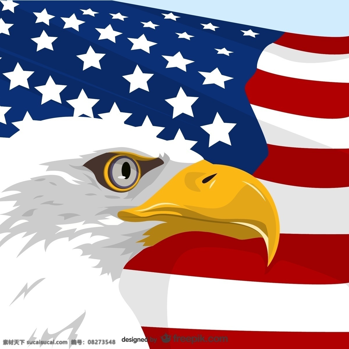 美国 鹰 国旗 背景 标志 模板 壁纸 图形 布局 平面设计 事件 元素 插图 设计元素 独立纪念日 符号 白色