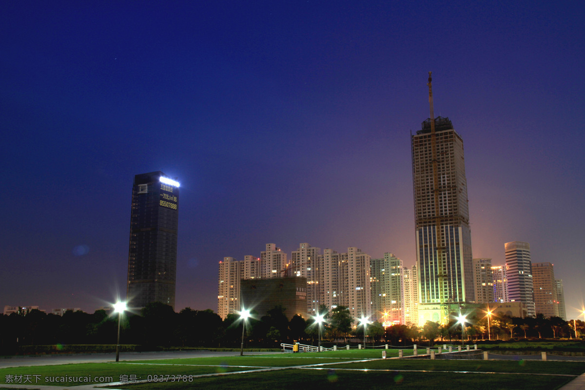 小区夜景 小区 高楼 灯光 夜景 夜幕 fenghc 建筑篇 建筑景观 自然景观