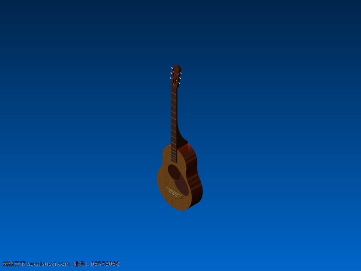 声学 吉他 玩具 三维打印 杂项 3d模型素材 3d打印模型