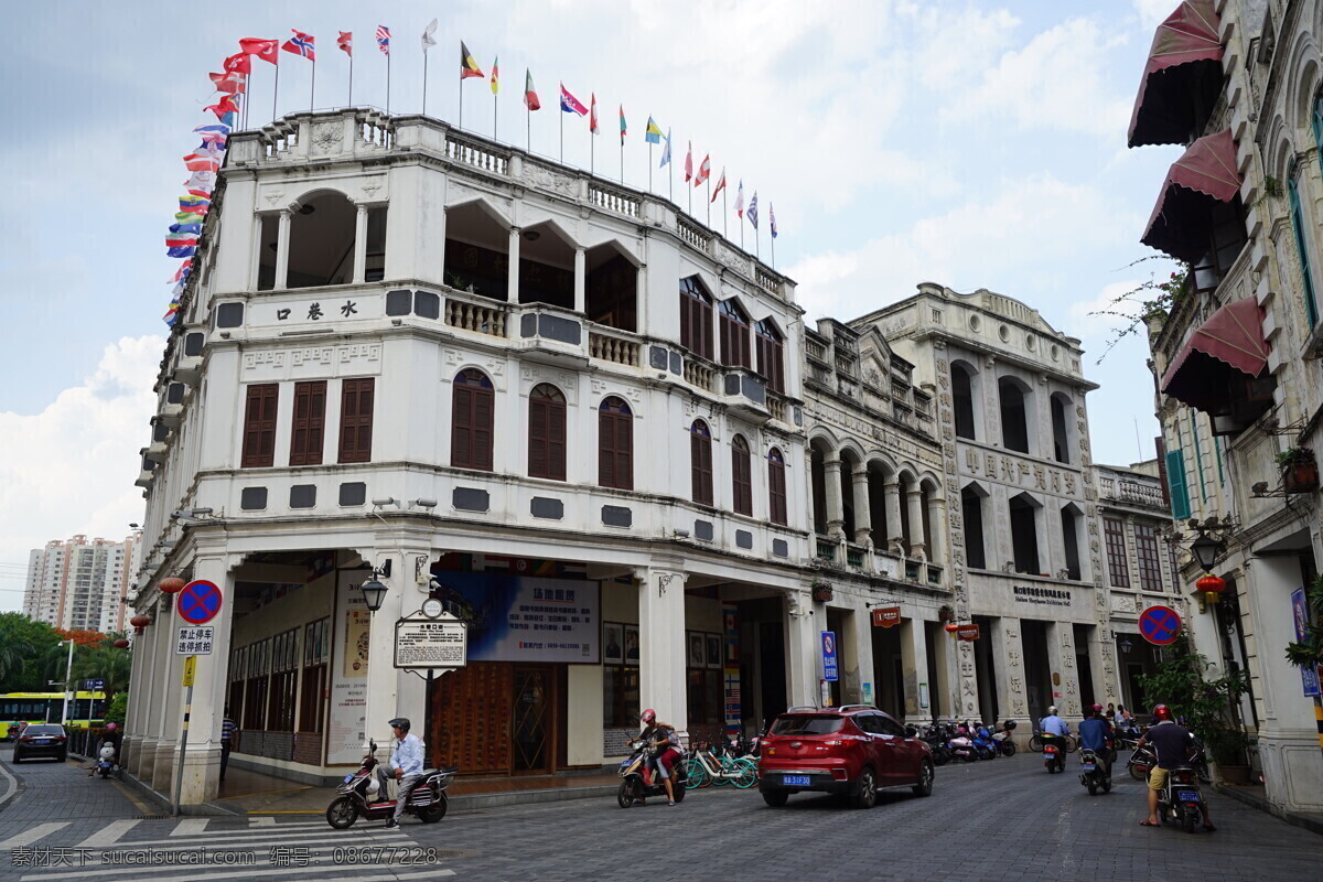 海南 旅游 海口 民国骑楼 骑楼 民国建筑 海南旅游 旅游摄影 国内旅游