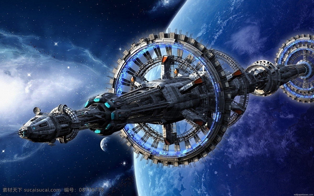 宇宙飞船 飞船 飞行器 太空飞船 宇宙战舰 星球 星空 太空 动漫动画