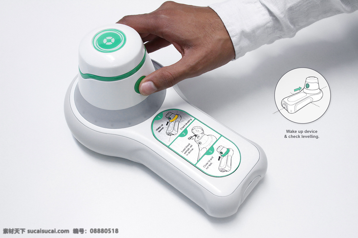 白色 检测器 产品 关心 检测 疟疾 医疗产品