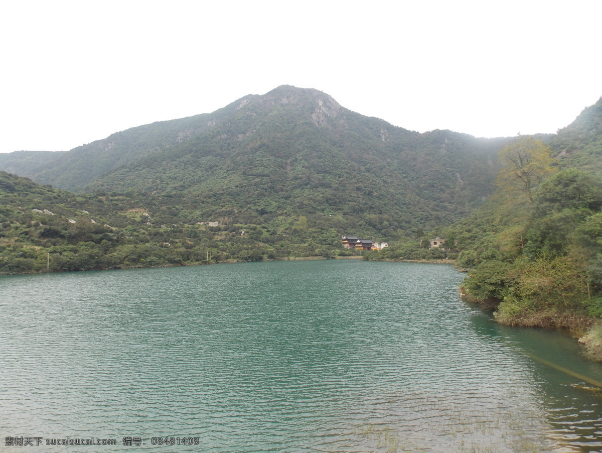 山峰 水 水库 自然 景观 自然景观 山水风景