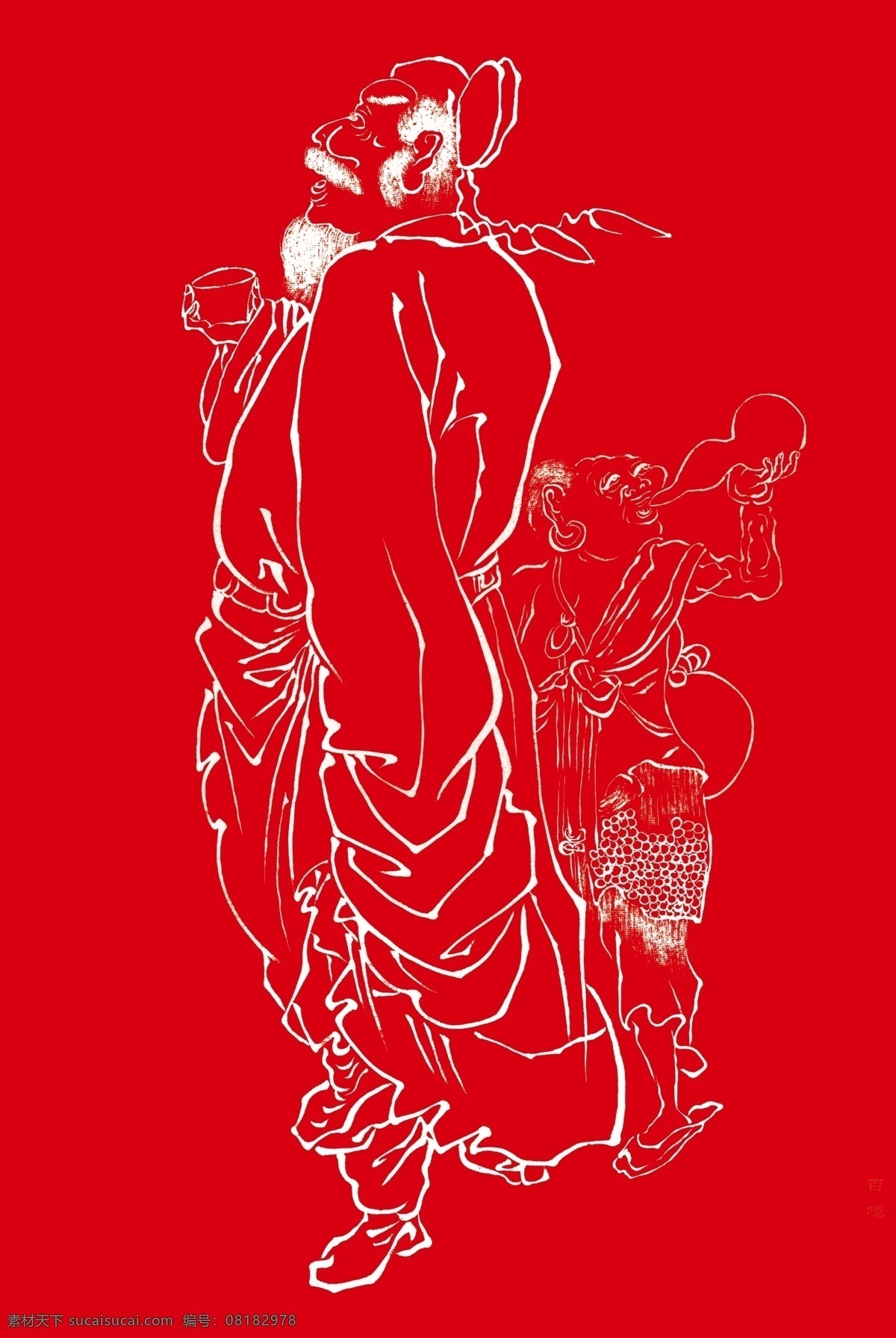 钟馗 传统人物 传统艺术 人物 图案 神仙 仙人 神话 传说 吉祥 中国元素 分层 源文件
