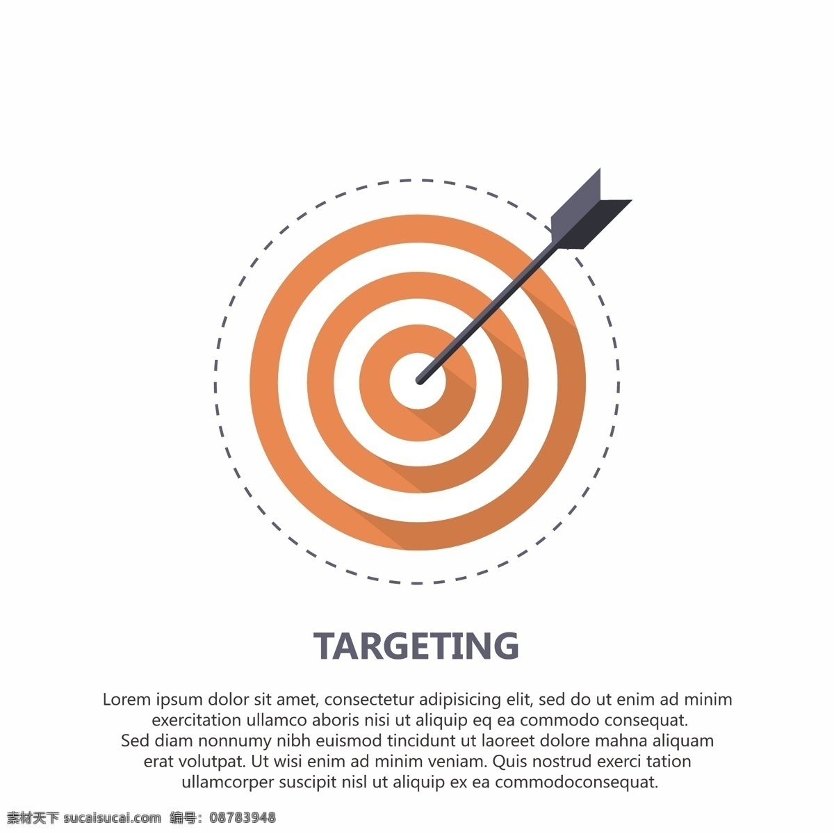 targeting 命中 十 环 箭 目标 靶心 圆环 logo logo模板