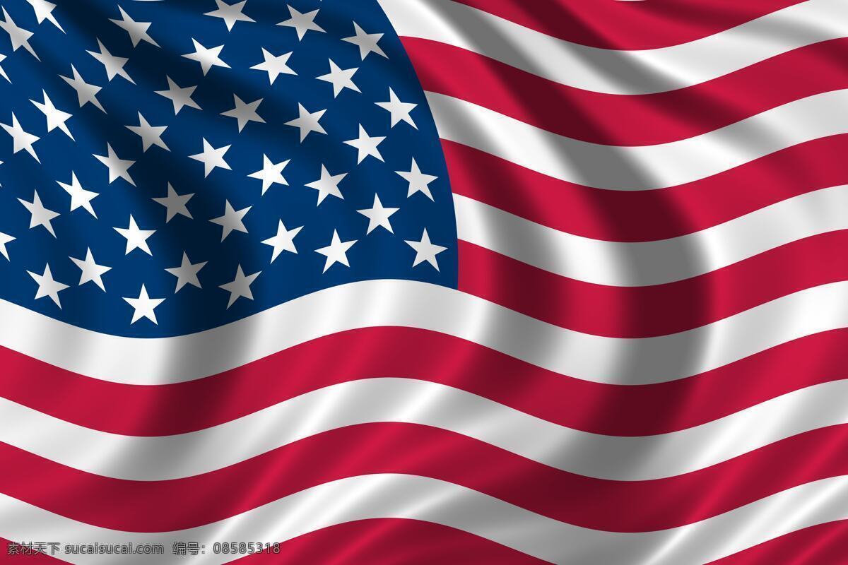 舞动 美国 国旗 波纹 传统文化 高像素 巨幅 美国国旗 文化艺术 星条旗 psd源文件