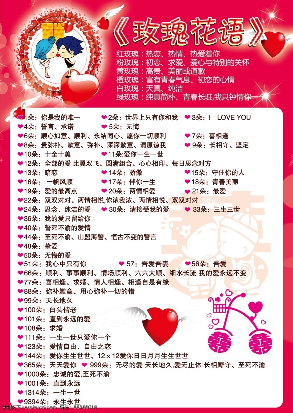 分层 花语 婚庆 玫瑰花语 情人 情人节素材 桃心 小屁孩 玫瑰 模板下载 婚庆单车 双喜人 源文件 节日素材 情人节七夕