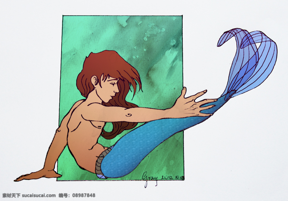 蓝鳍 ps笔刷