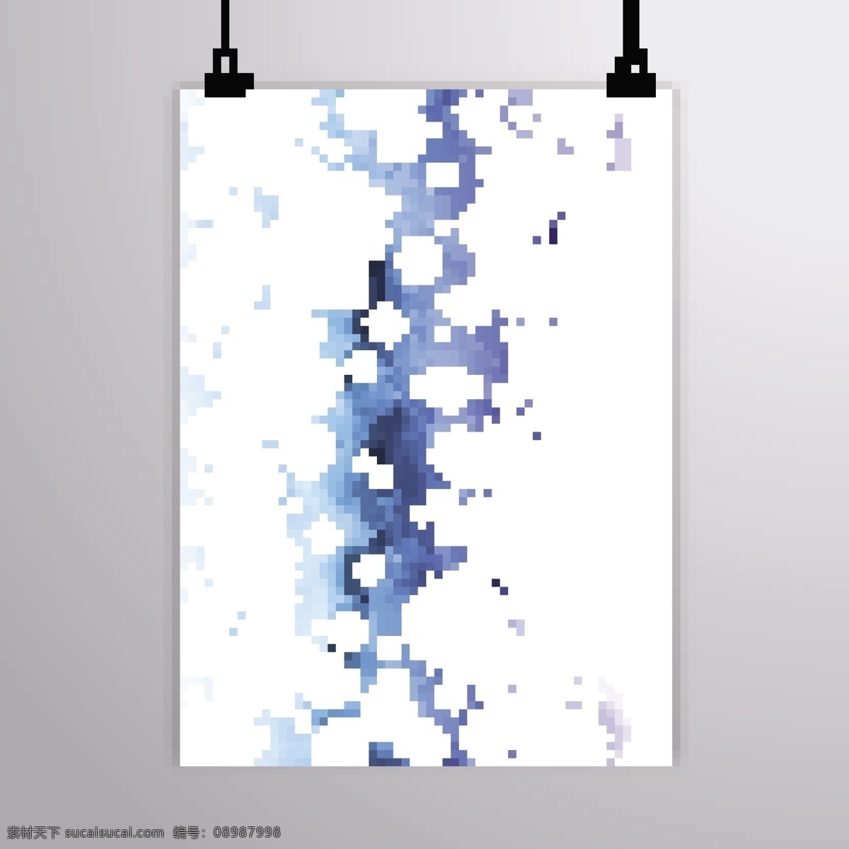 水彩画 雪花 海报 背景 雪花背景 水彩画背景