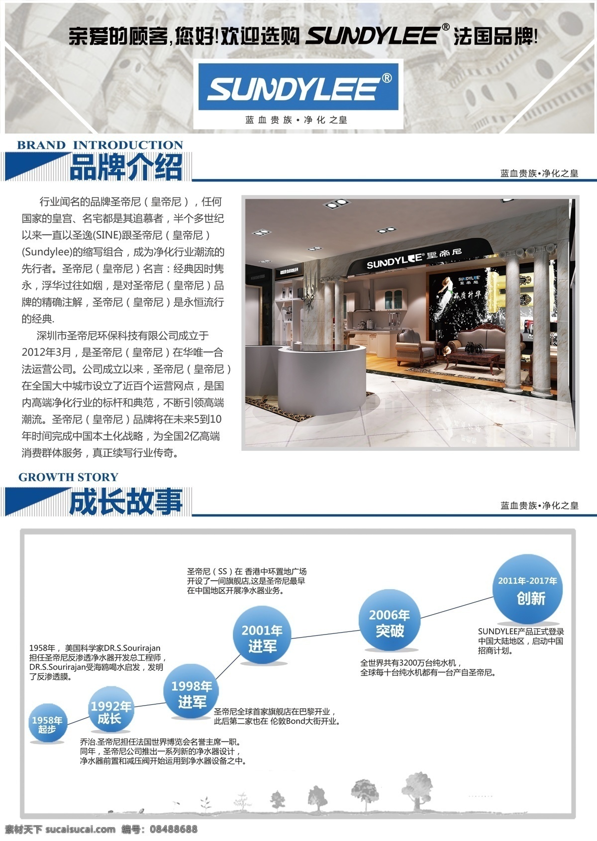 品牌介绍 发展历程 品牌故事 传单 海报 vi设计
