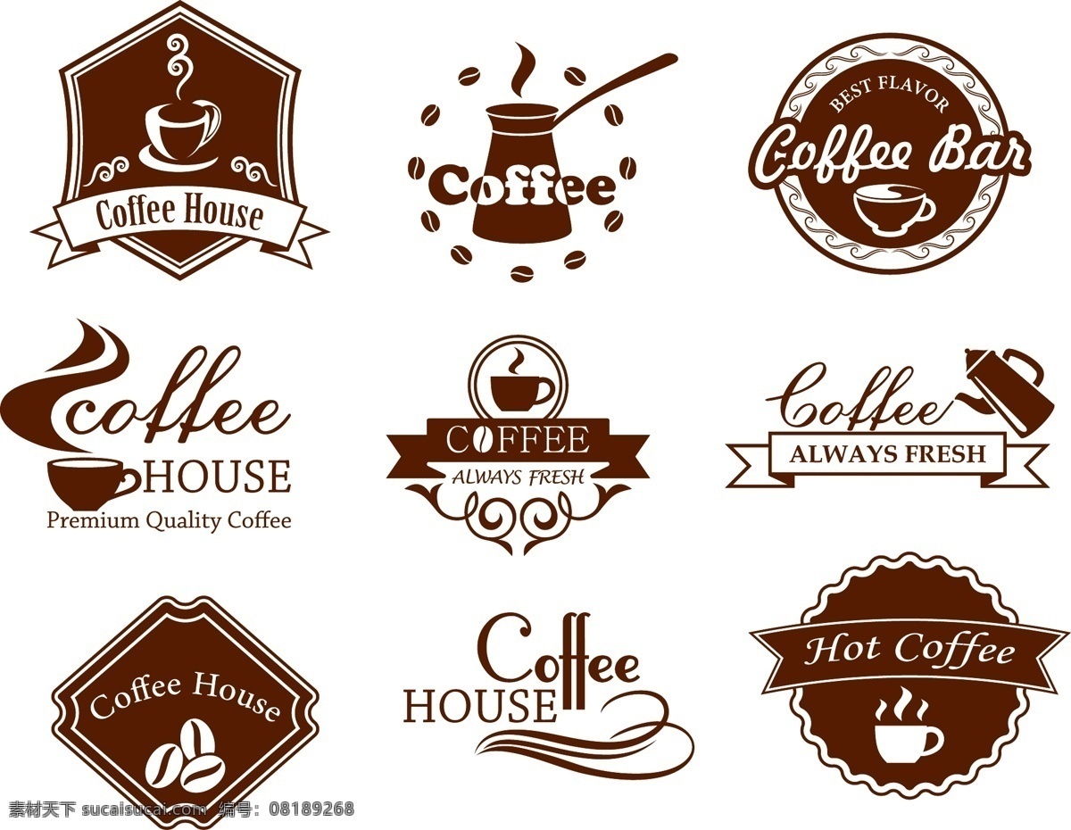 coffee icon logo logo设计 vi 标识设计 标志 标志设计 餐饮美食 咖啡 图标 矢量 模板下载 咖啡设计 咖啡图标 咖啡标志 咖啡豆 咖啡店 咖啡元素 咖啡店图标 咖啡商标 小图标 图标设计 矢量设计 生活百科 矢量图 日常生活