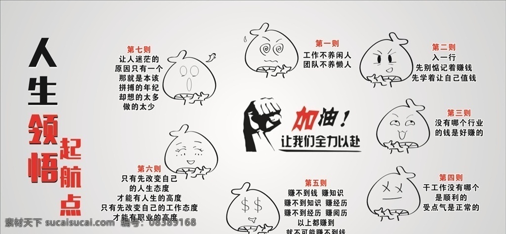 人生领悟 表情图 励志形象墙 企业规则 企业使命 加油 拳头 文化艺术 传统文化