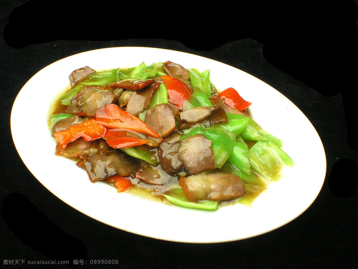 尖椒腊肉 尖椒 腊肉 家常菜 中华美食 美味 装饰 盘子 餐饮美食 传统美食 摄影图库