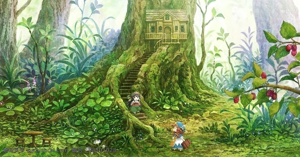 彩色 人物 插画 动漫 背景 动漫动画 动漫人物