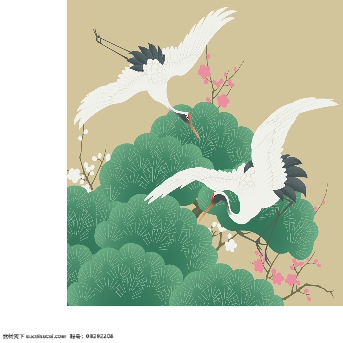 仙鹤松树挂画 松鹤同春 松龄鹤寿 寿星 寿星公 松树 财源滚滚 恭喜发财 财神 门神 红日 福星高照 国画 松鹤图 花鸟画 工笔花鸟 丹顶鹤 仙鹤 白鹤 国画山水 仙鹤松树 迎客松 矢量仙鹤 仙鹤工笔画 水彩画 墙画 彩绘画 无框画 双鹤延年 不老松 两只仙鹤 矢量松树 矢量素材 矢量