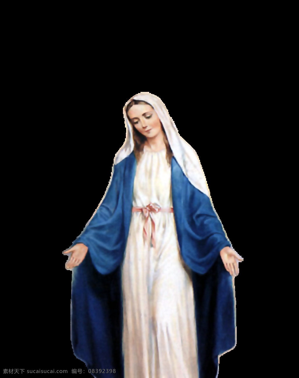 蓝色 长衣 圣母 油画 免 抠 透明 玛利亚 白描 高清 壁画 抱 耶稣 手绘 圣母像 手绘圣母像 耶稣他娘像 圣母油画像