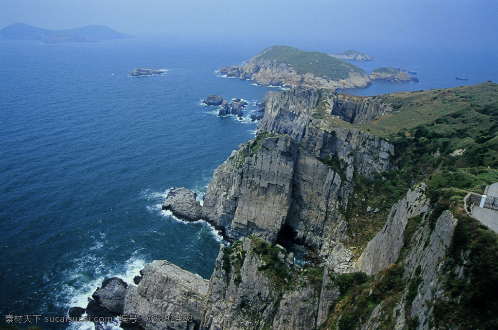 大海免费下载 大海 单门图 山水 石浦 赶海 渔港 家居装饰素材 移门