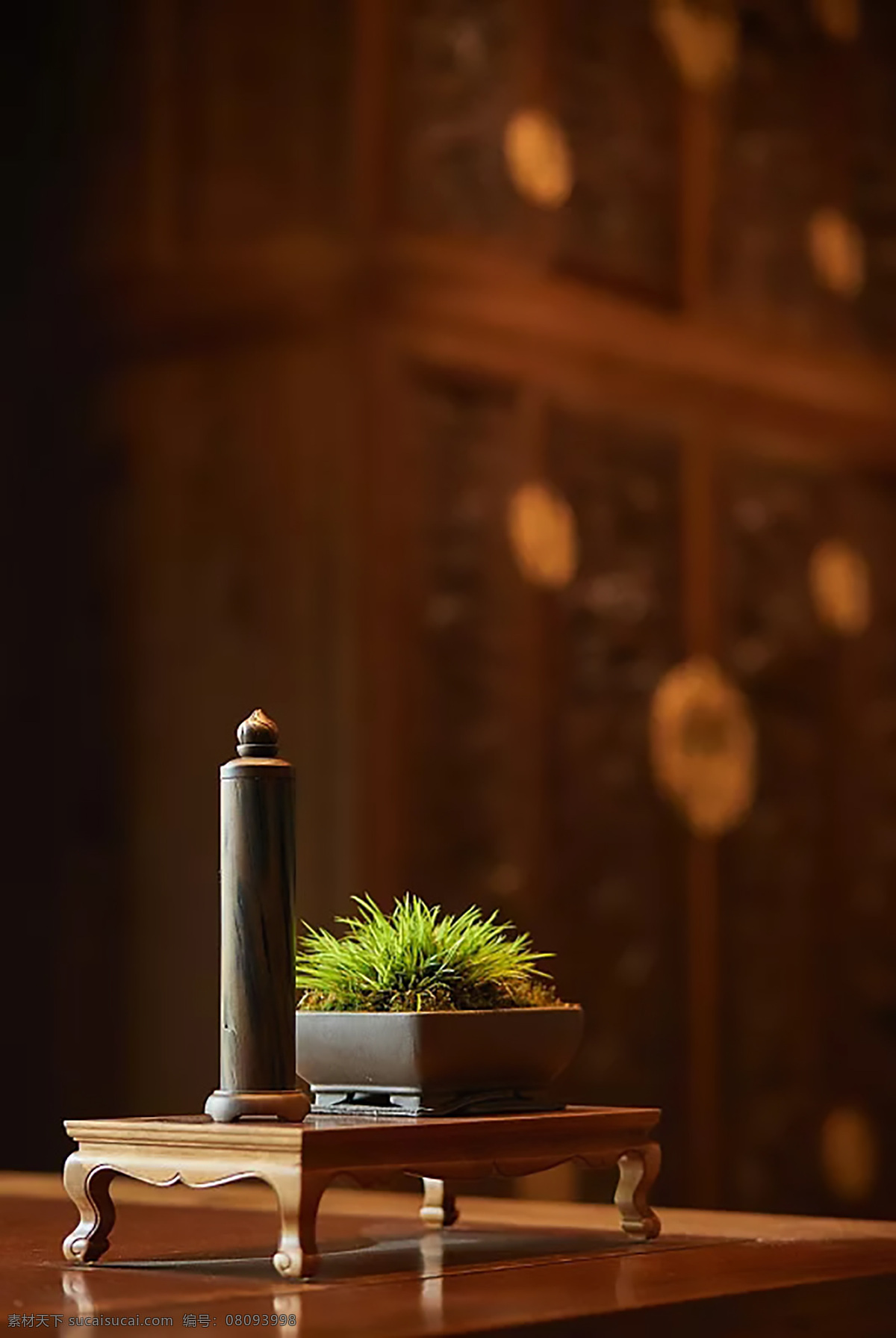 古法禅意 古法 禅意 草 桌台 禅