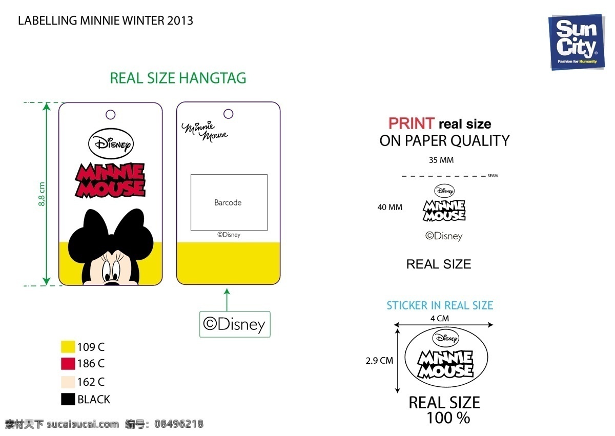 迪士尼 disney min labelling 米妮 标志图标 其他图标