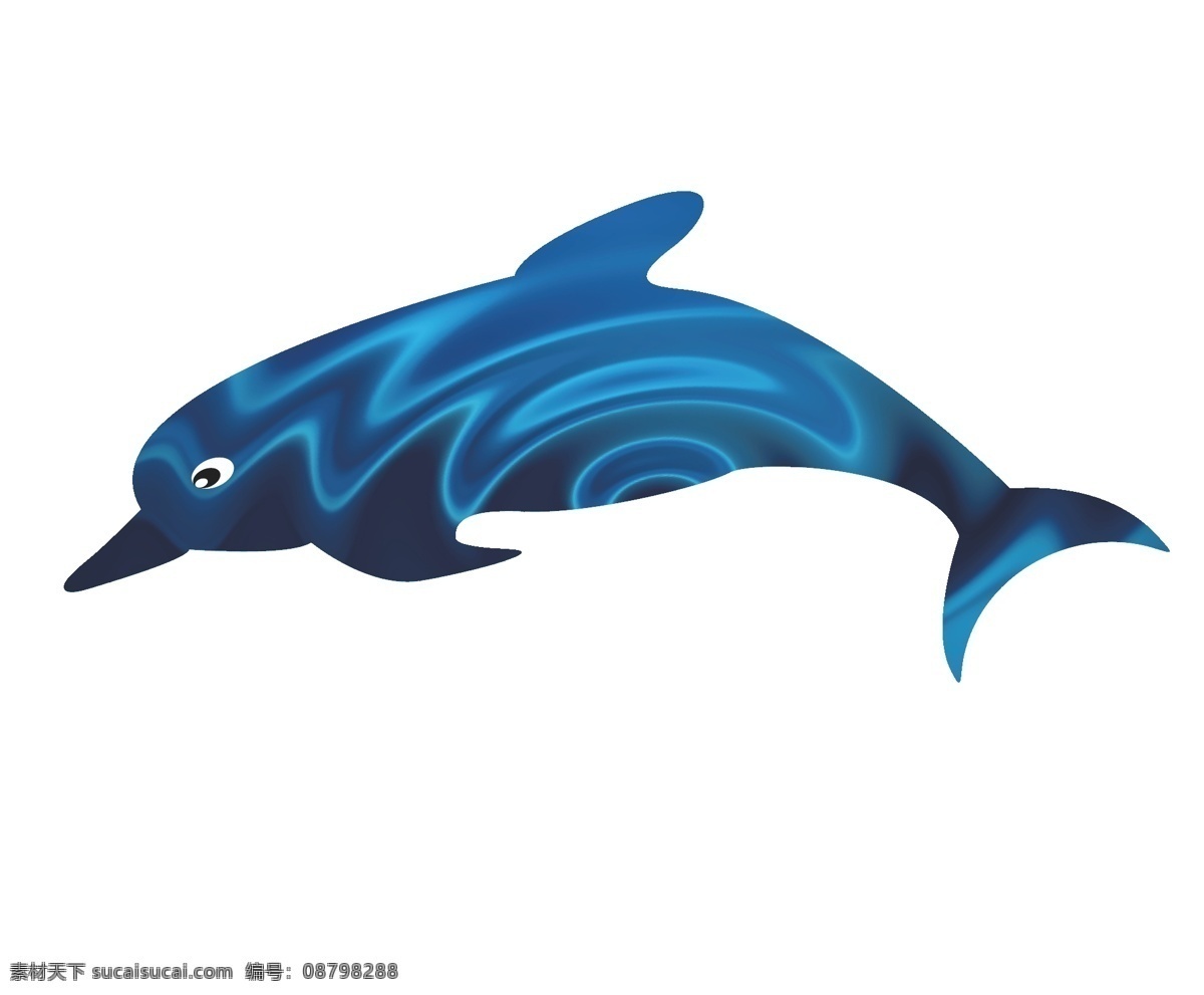 卡通 蓝色 炫 光 水波 可爱 海豚 蓝色的 夏日的 海洋的 矢量海豚 水波炫光 跃起的海豚 拟人 卡通海豚 海洋动物 人类的朋友
