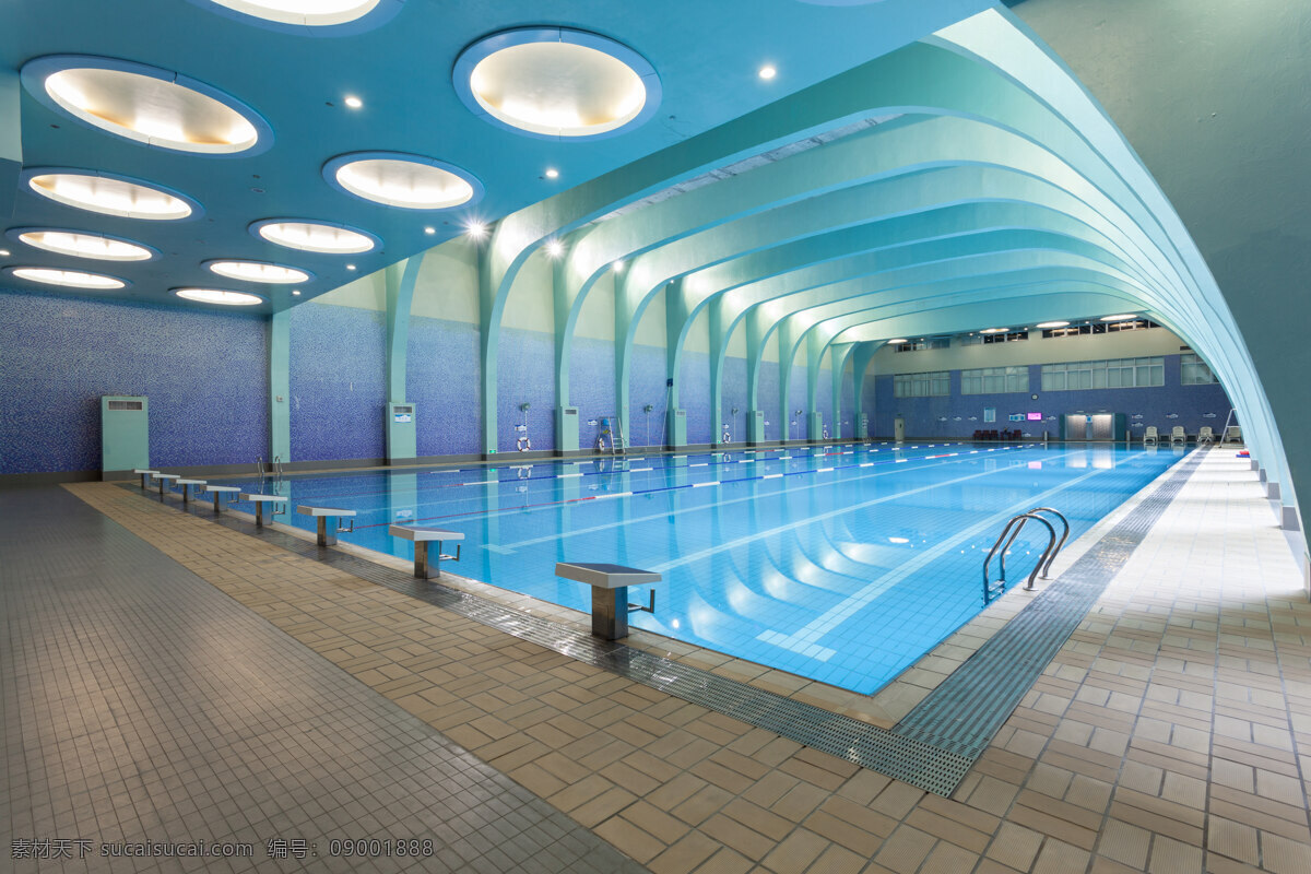 建筑内部 游泳池 室内设施 体育项目