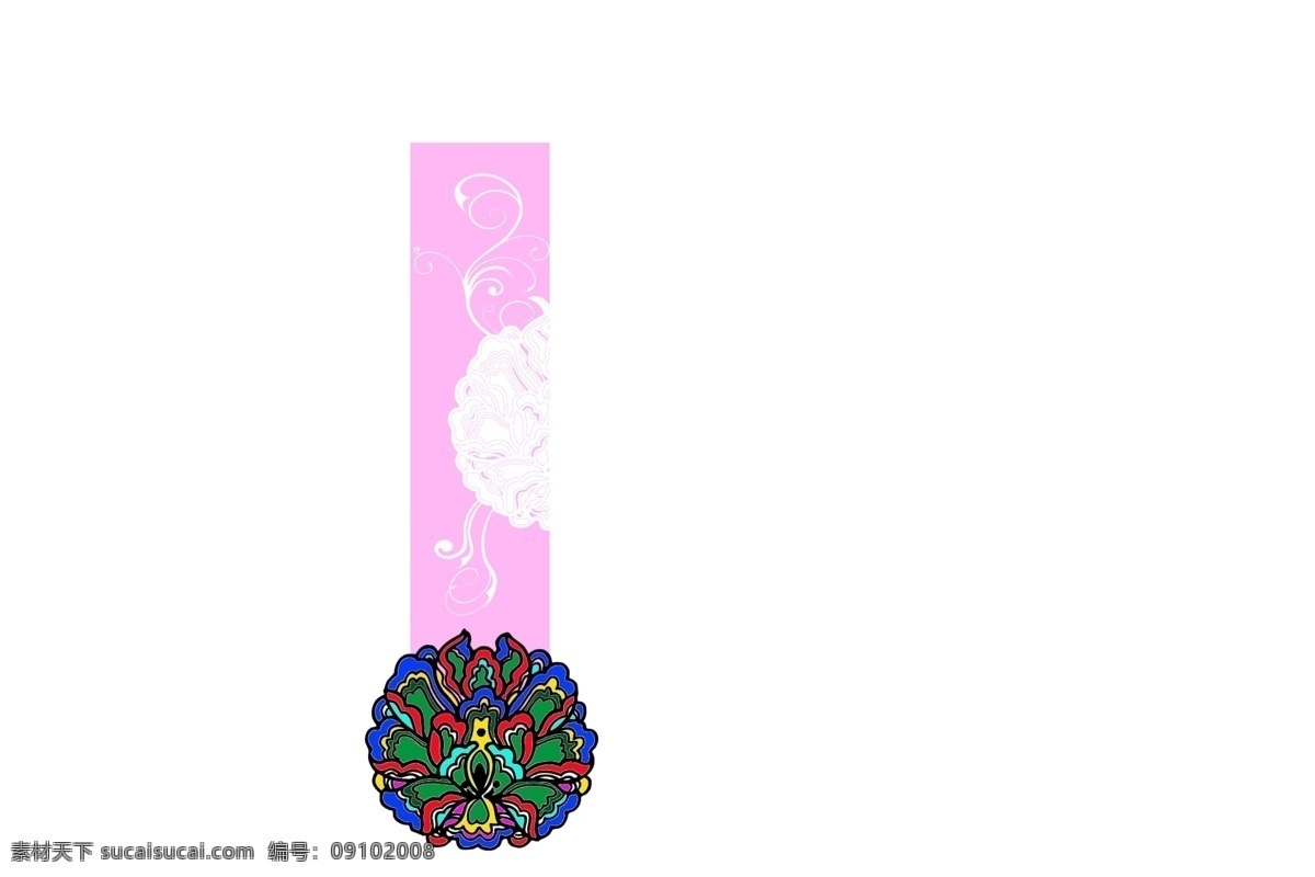 分层 背景 边框 潮流 花 剪影 时尚 唐卡 图案 模板下载 装饰 源文件 psd源文件