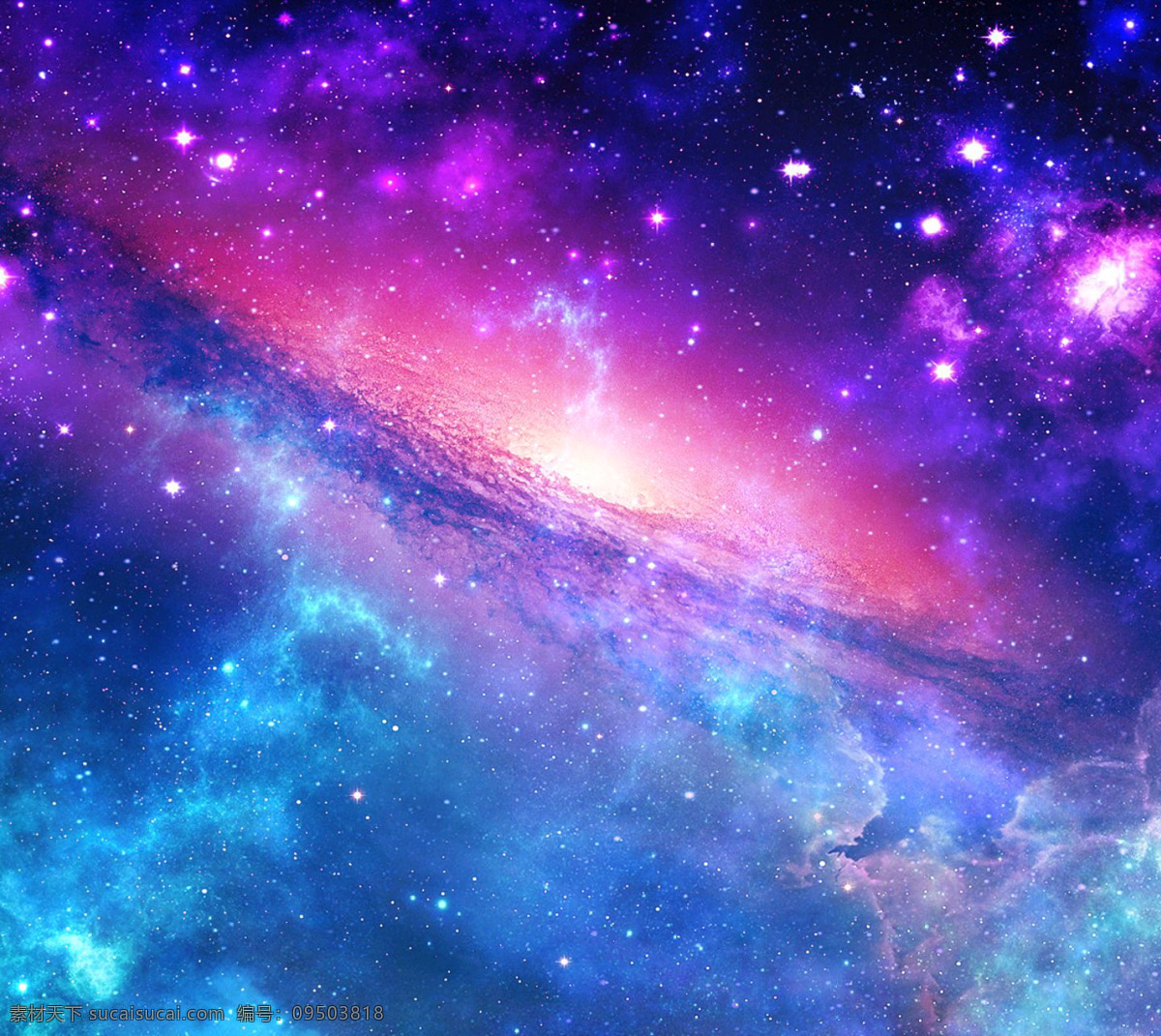 银河系 银河 彩色 大图 自然景观