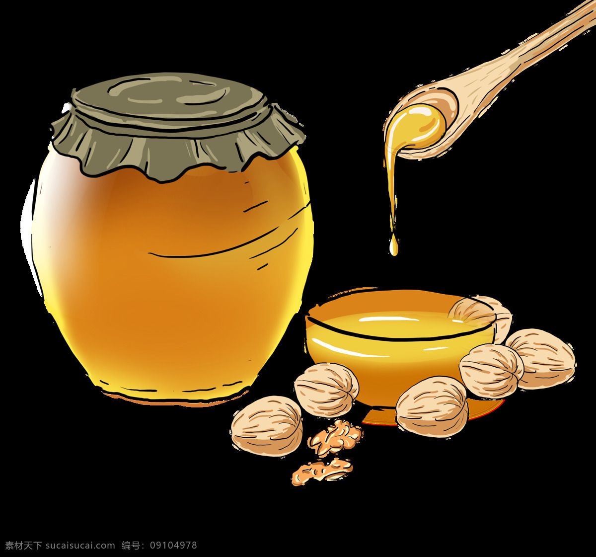 蜂蜜 蜂蜜素材 png图片 蜂蜜罐头 卡通蜂蜜 蜂蜜图片 勺子蜂蜜 一勺蜂蜜 ps