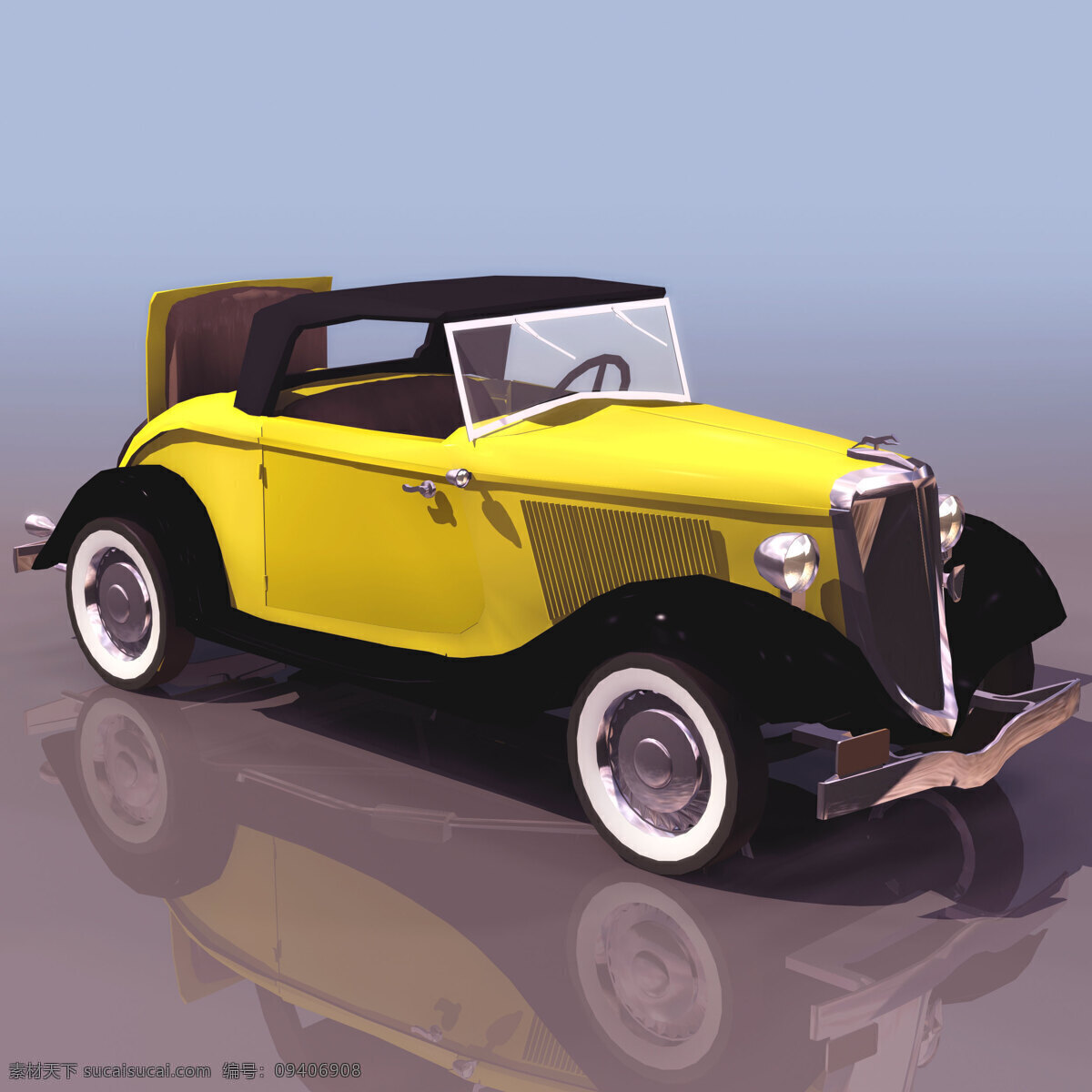 福特 v8 老爷车 fordv8 1932 轿车 汽车 机动车辆 3d模型素材 电器模型