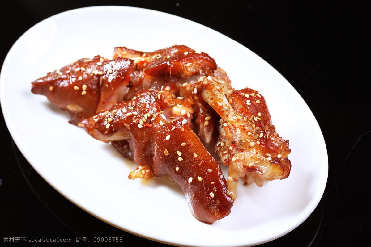 烤猪蹄 烧烤 猪蹄 碳烤 红烧猪蹄 餐饮 餐饮美食 传统美食