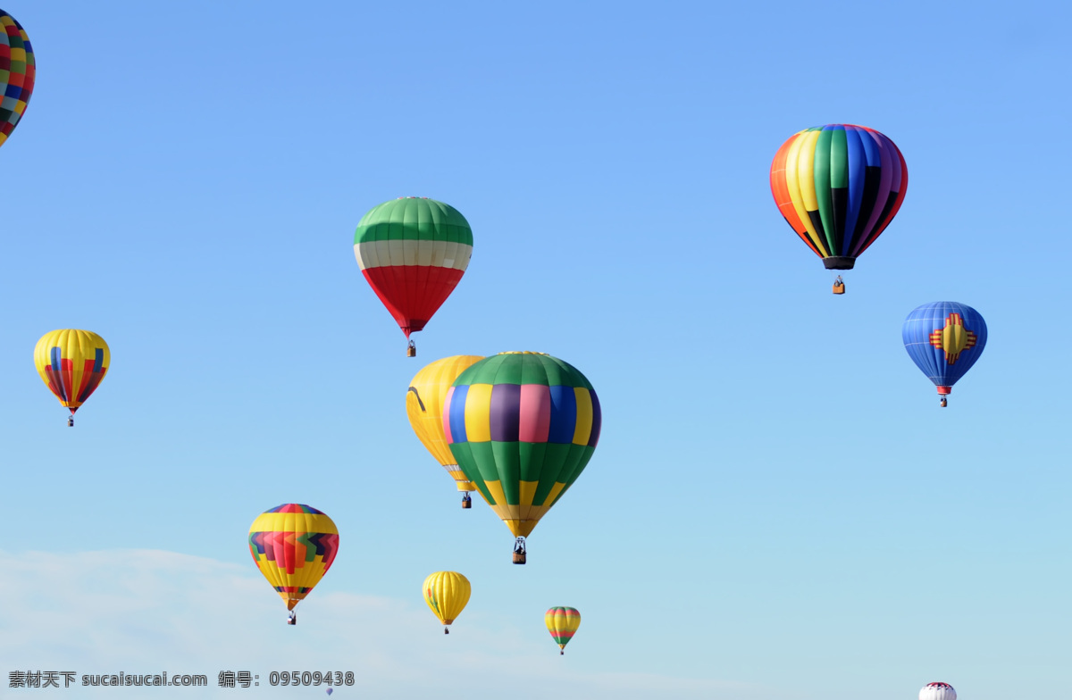 空中 绚丽 热气球 彩色 其他类别 生活百科 观赏工具