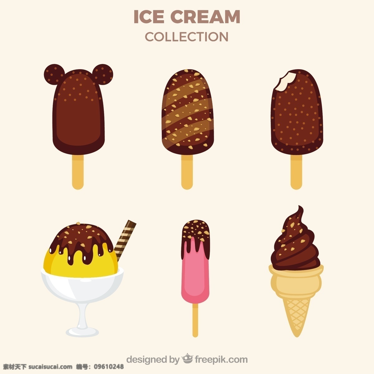 各种 巧克力 冰淇淋 雪糕 插图 矢量 巧克力冰淇淋 雪糕插图 矢量素材 甜品图标 冷饮插图 清凉甜品 冰淇淋标志 卡通图标 雪糕图标 网页图标 冰激凌图标 冰激凌插图