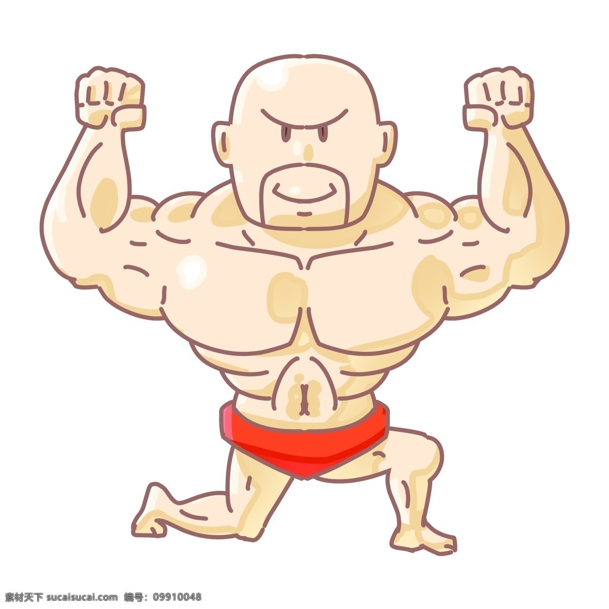 健身 小 男孩 插画 健身的小男孩 勇猛的小男孩 健身运动 室内健身 卡通的人物 健身房健身