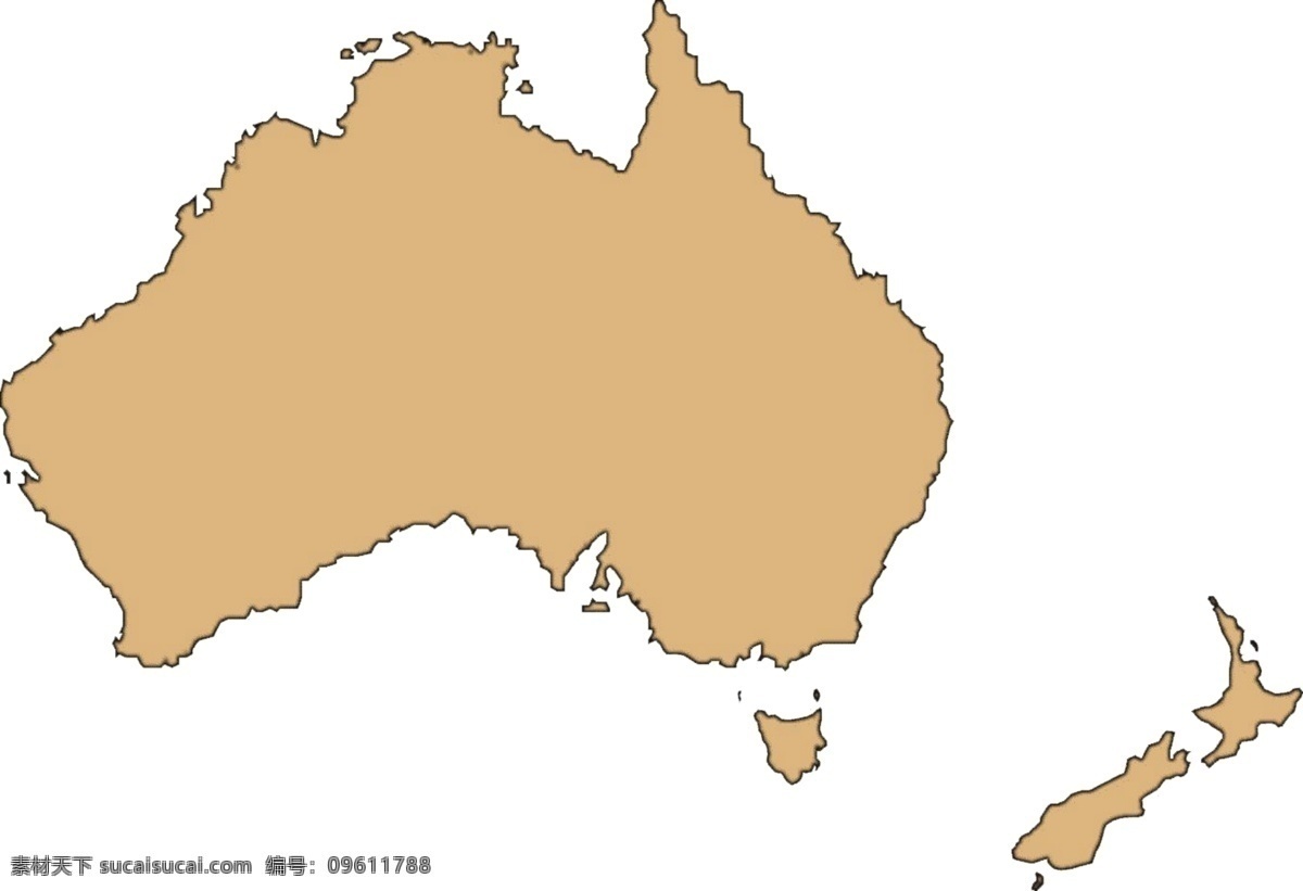 土黄色 澳大利亚 地图 免 抠 透明 黄色 元素 澳大利亚图形 澳洲素材 海报 澳洲广告素材 澳洲海报图