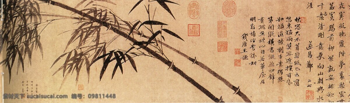 中国 传世 名画 花鸟画 竹子 中国传世名画 古典花鸟画 文化艺术