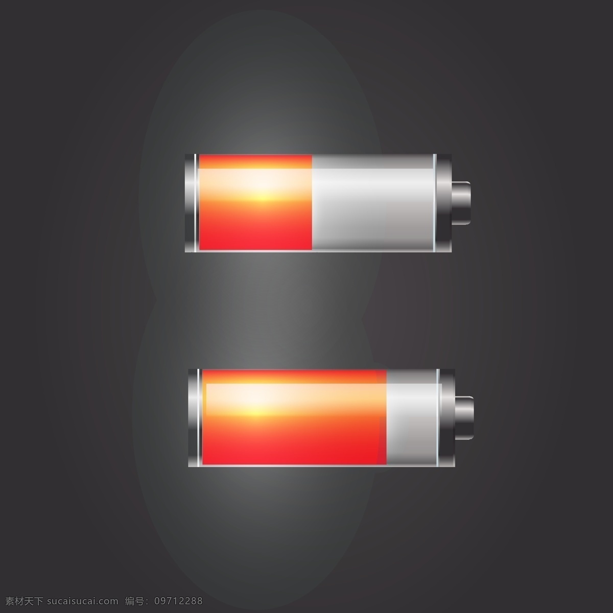 电池矢量素材 电量 电池 红色 矢量背景 广告背景